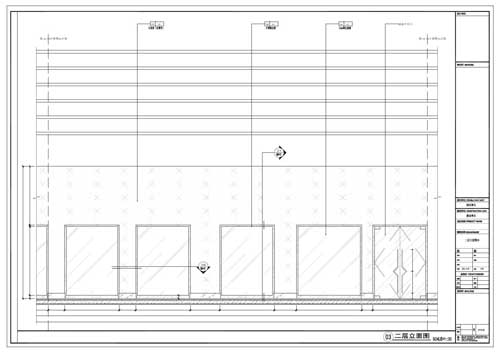 商場深化設(shè)計(jì)施工圖二層立面圖03