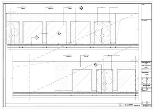 商場深化設(shè)計(jì)施工圖二層立面圖04
