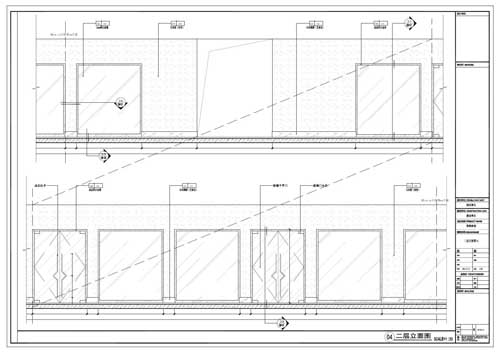 商場深化設(shè)計(jì)施工圖二層立面圖04