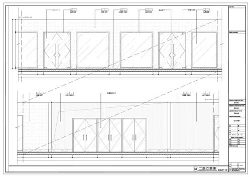 商場深化設(shè)計(jì)施工圖二層立面圖04