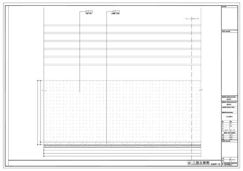 商場深化設(shè)計(jì)施工圖二層立面圖05