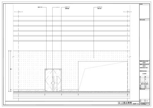商場深化設(shè)計(jì)施工圖二層立面圖05
