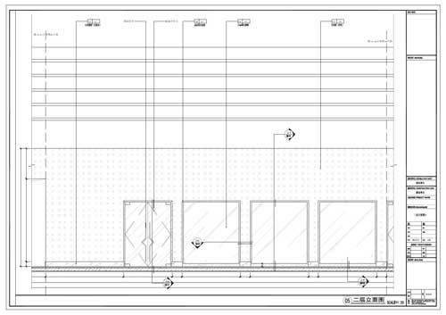 商場深化設(shè)計(jì)施工圖二層立面圖05