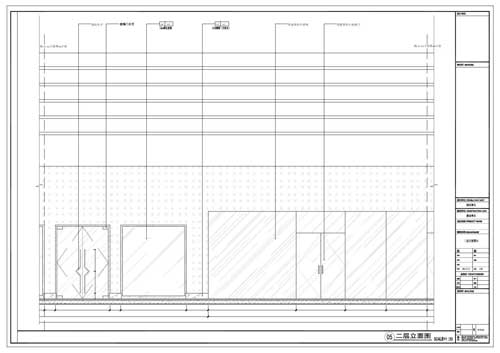 商場深化設(shè)計(jì)施工圖二層立面圖05