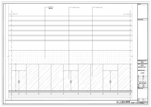 商場深化設(shè)計(jì)施工圖二層立面圖05