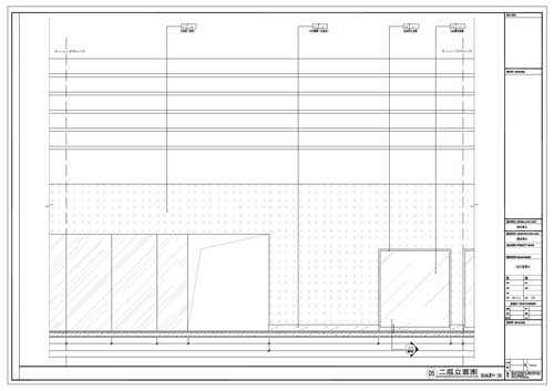 商場深化設(shè)計(jì)施工圖二層立面圖05