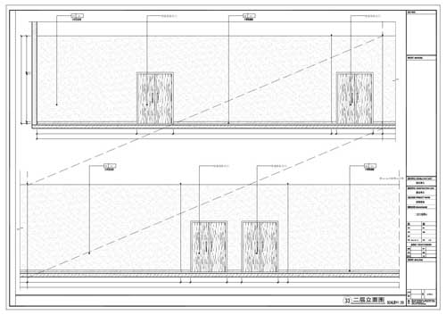 商場深化設(shè)計(jì)施工圖二層立面圖33