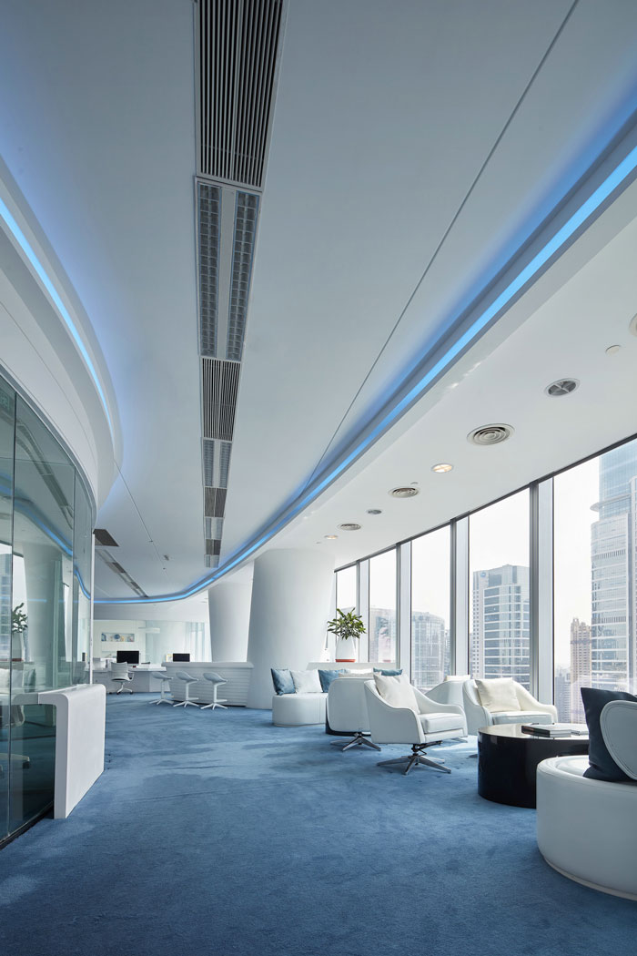 企業(yè)辦公室接待區(qū)裝修設計效果圖