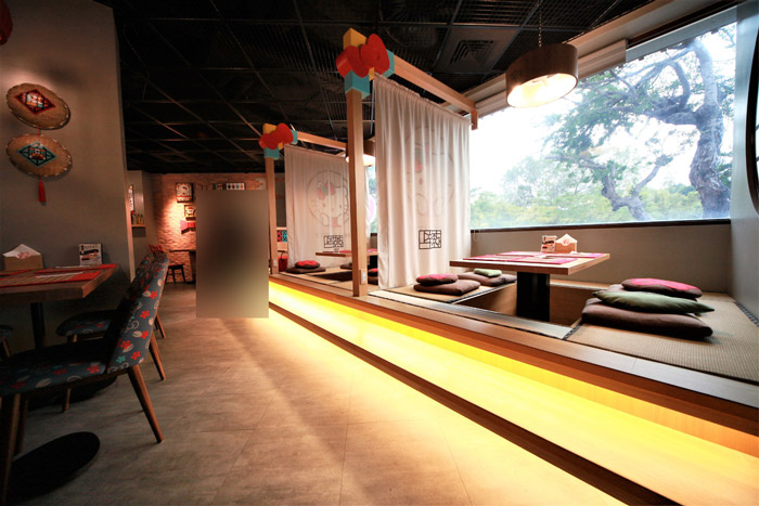hello kitty主題餐廳餐區(qū)裝修設計效果圖