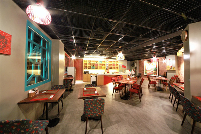 hello kitty主題餐廳餐區(qū)裝修設計效果圖